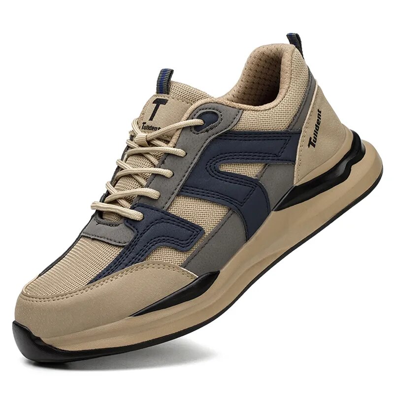 Mens Safety Shoes Steel Toe Work Sneakers Puncture Proof Work Boots Indestructible Lightweight Secu 5