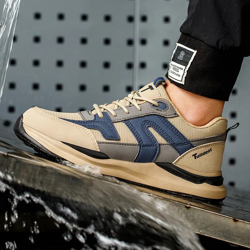 Mens Safety Shoes Steel Toe Work Sneakers Puncture Proof Work Boots Indestructible Lightweight Secu 4