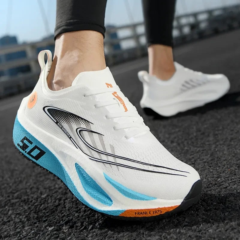 Professional Marathon Racing Sneakers With Full Carbon Plate Lightweight Breathable Sports Shoes Fo 4