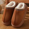 Plush Winter Home Cozy Slippers For Women Cotton Warm Non Slip Indoor Platform Shoes 4