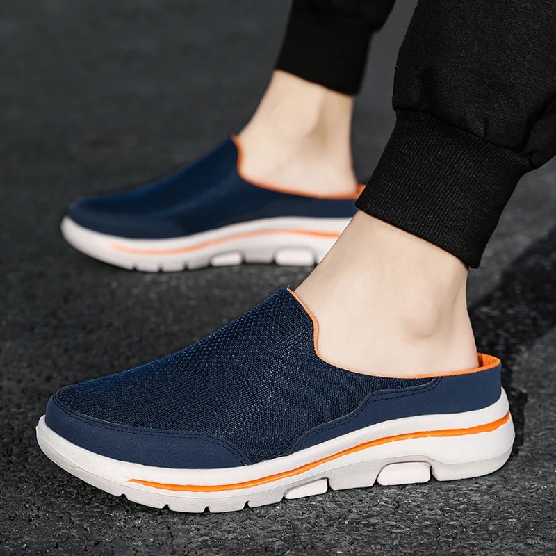 Breathable Men Slippers Summer Indoor Shoes Thick Bottom Slides Fashion Couple Walking 0