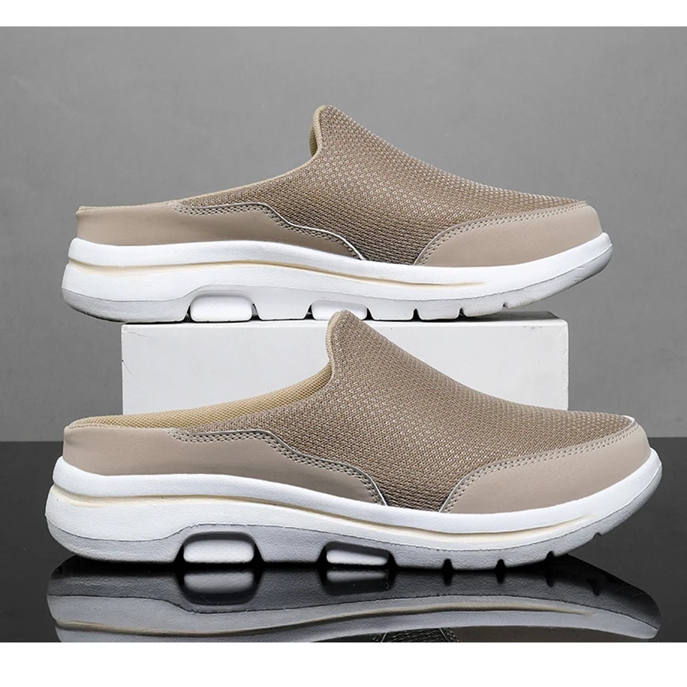 Breathable Men Slippers Summer Indoor Shoes Thick Bottom Slides Fashion Couple Walking 7