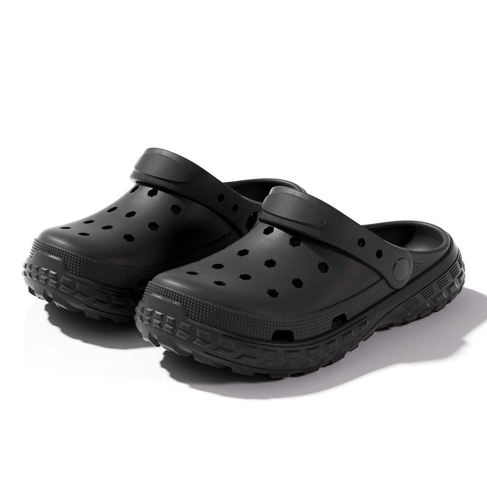 Comfortable EVA Unisex Hole Shoes Breathable Beach Slippers Outdoor Thick Bottom Slippers 2