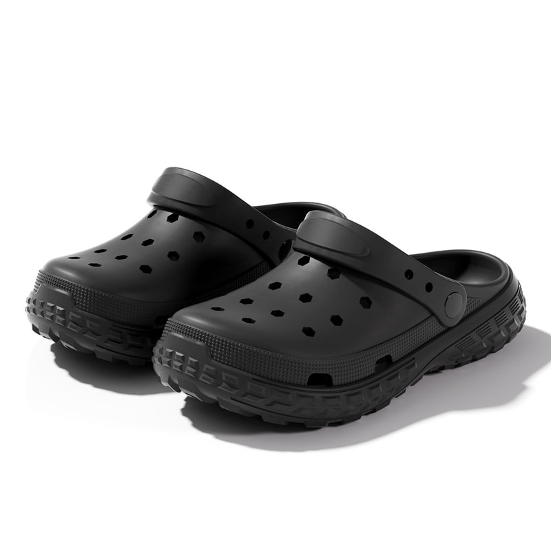 Comfortable EVA Unisex Hole Shoes Breathable Beach Slippers Outdoor Thick Bottom Slippers 4