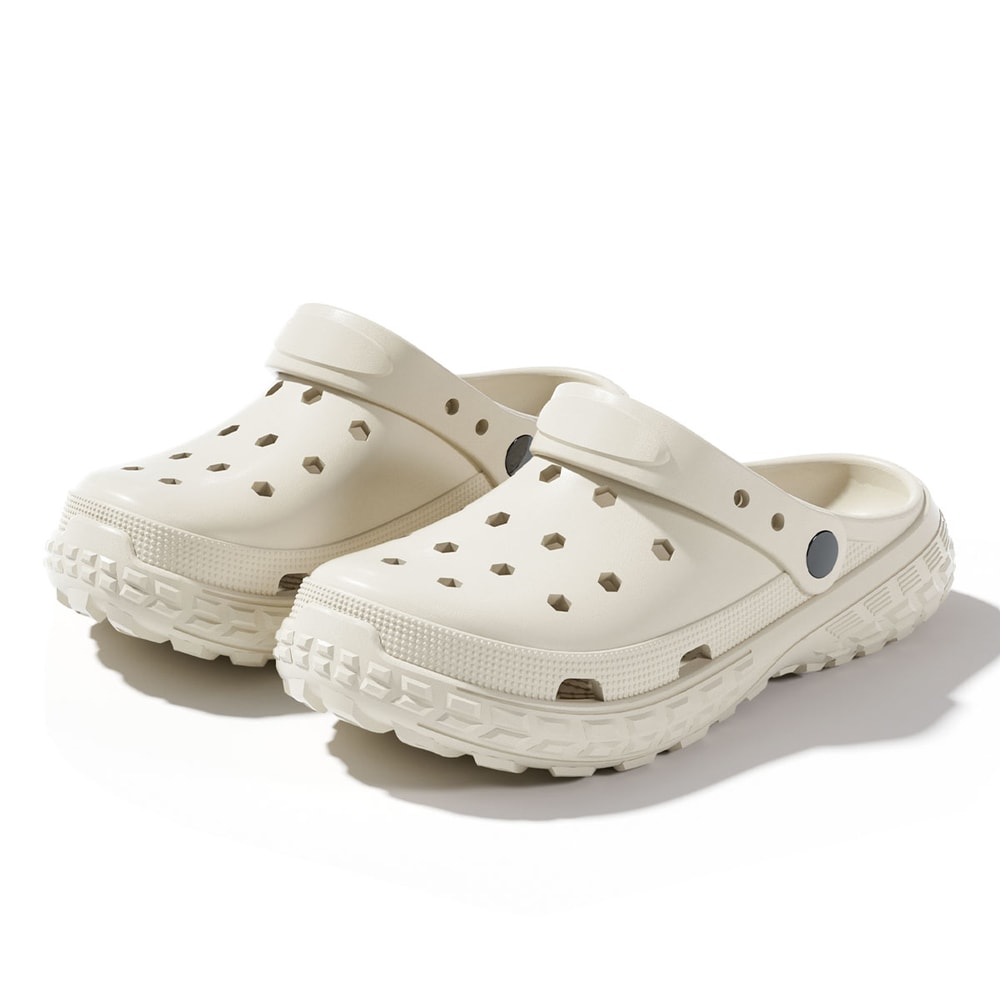 Comfortable EVA Unisex Hole Shoes Breathable Beach Slippers Outdoor Thick Bottom Slippers 3