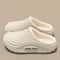 Waterproof Eva Indoor Slippers Women Warm Long Plush Non Slip Thick Bottom Couples Furry Slides Sof 0