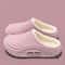 Waterproof Eva Indoor Slippers Women Warm Long Plush Non Slip Thick Bottom Couples Furry Slides Sof 1