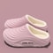 Waterproof Eva Indoor Slippers Women Warm Long Plush Non Slip Thick Bottom Couples Furry Slides Sof 1