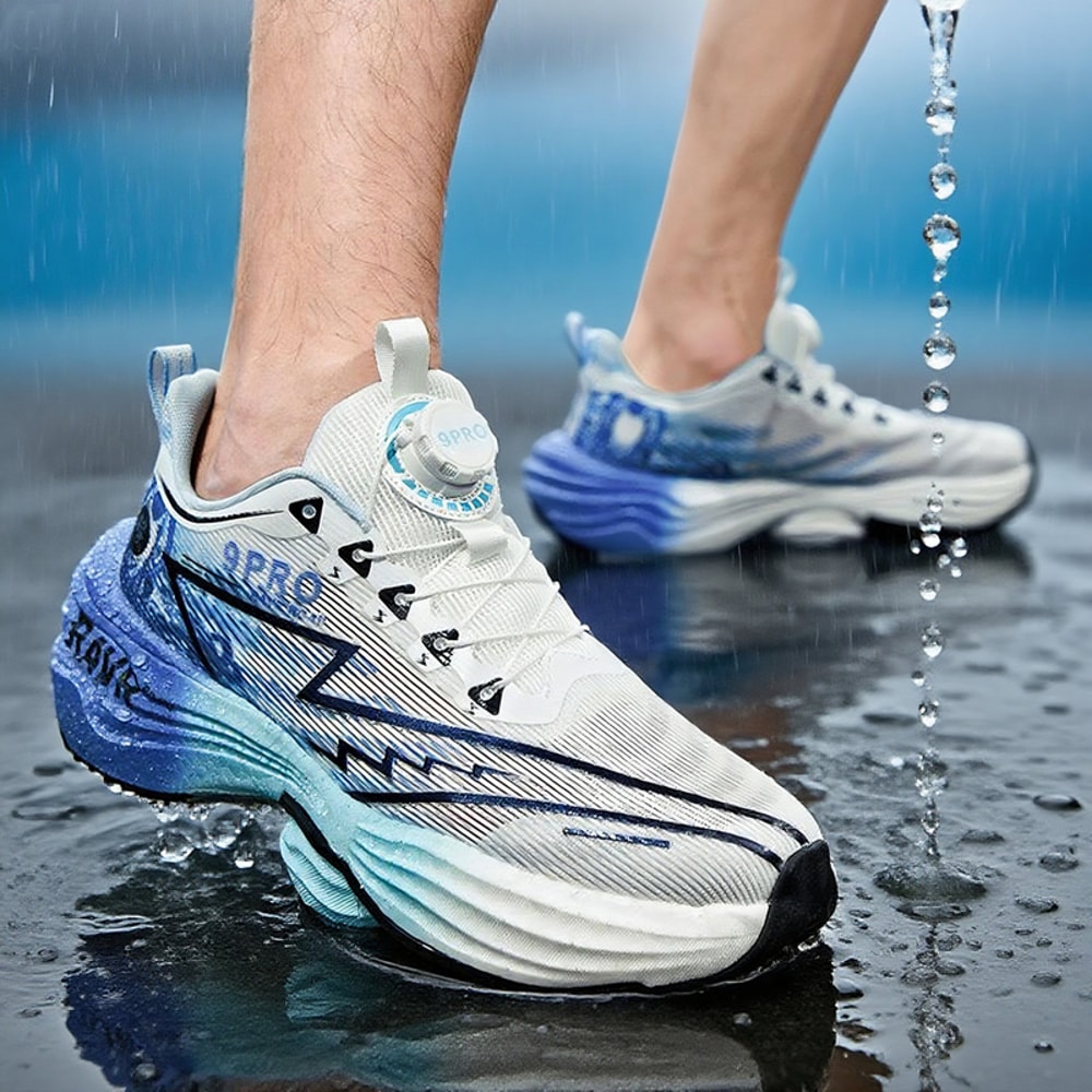 Comfortable Mens Running Shoes Athletic Tennis Nonslip Cushioning Racing Marathon Sports Carbon Pla 1