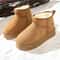 New Winter Warm Boots For Women Fashion Short Shoes With Real Sheepskin Wool Fur Snow Boots Comfort 0