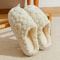 Thick Warm Soft Cotton Slippers New Style Womens Solid Color Couples Indoor Fluffy Shoes Unisex Cut 3