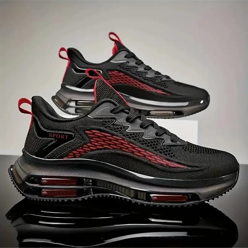 Mens Casual Red Platform Basketball Shoes High Quality Sneakers Trend Sport Walking Sneakers For Me 7