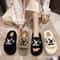 Women's Fur Slides Summer Flip Flops Party Plush Shoes Furry Home Footwear