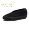 Comfortable Female Winter Ballet Shoes Genuine Leather Winter Flat Shoes Warm Snow Shoes With Fur L 3