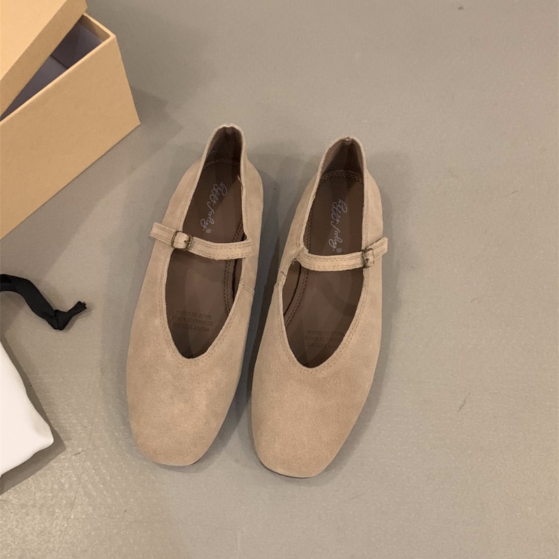 Soft Leather Women Flats Spring New Brand Round Toe Shallow Slip On Casual Ballet Shoes Elegant Dre 7