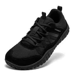 non slip outdoor sneakers wide toe lace up breathable running shoes for men women