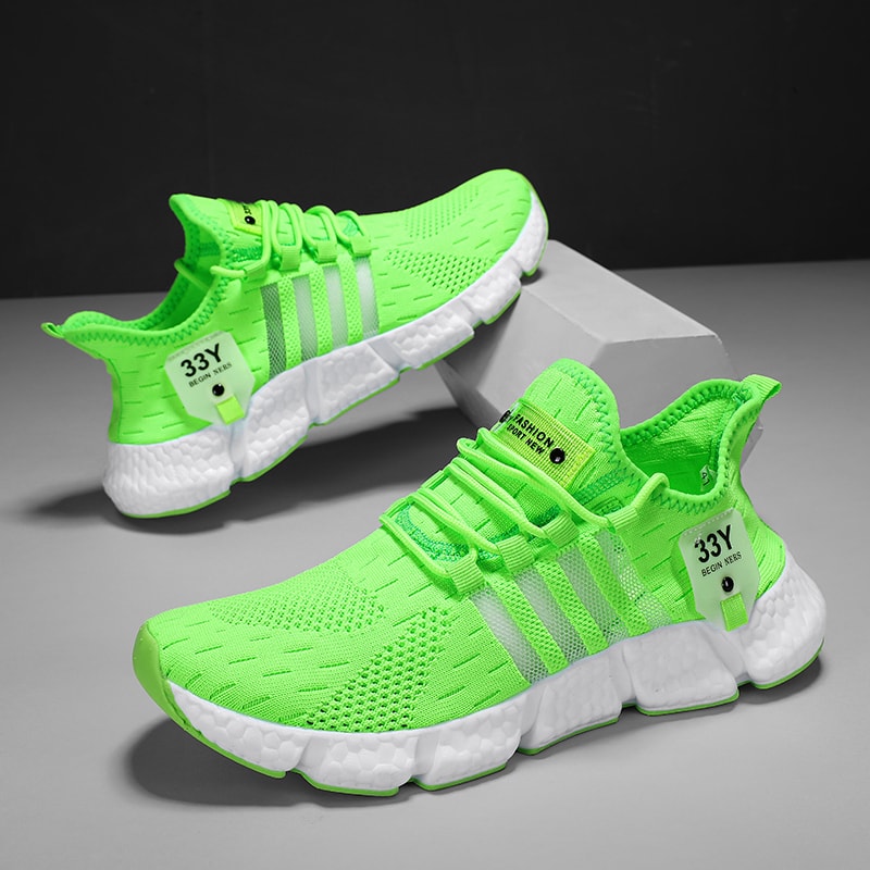 Trendy Breathable Mesh Men Shoes Plus Size Tennis Sneakers For Fitness 8