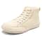 Unisex MidTop Canvas Sneakers Zero Drop Lace Up Outdoor Walking Shoes Wide Toe Box Barefoot Shoes 4