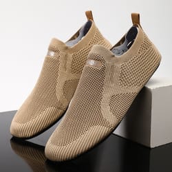 high quality fashion casual footwear breathable men's running shoes anti-slip lightweight man's walking sneakers