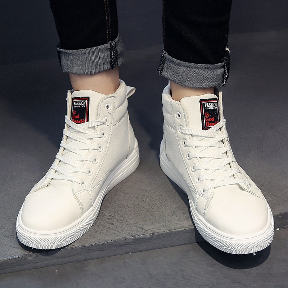 Mens Casual Sports Shoes New Breathable Soft Sole Fashion Jogging Youth Board Shoes 2