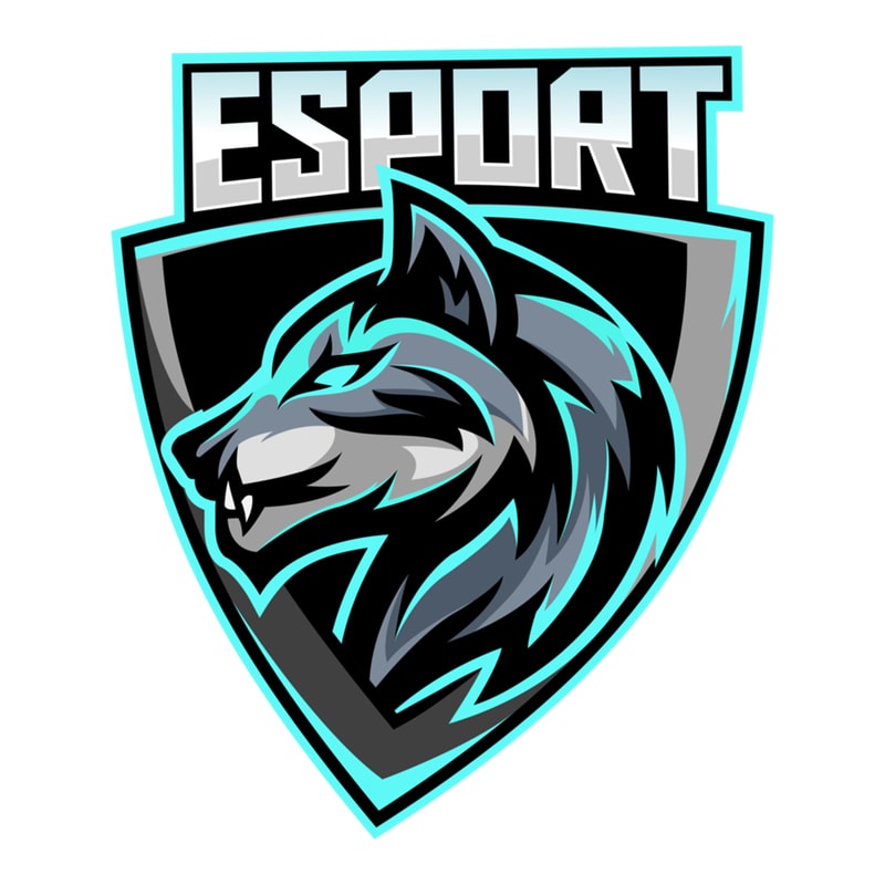 Esport Tshirt Gaming Merch Geek Wolf .png