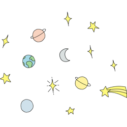 stars and planets set