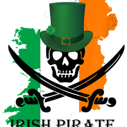 irish pirate saint patricks day triblend