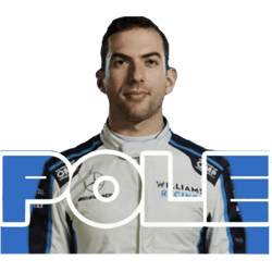 nicholas latifi on pole william racing formula 1
