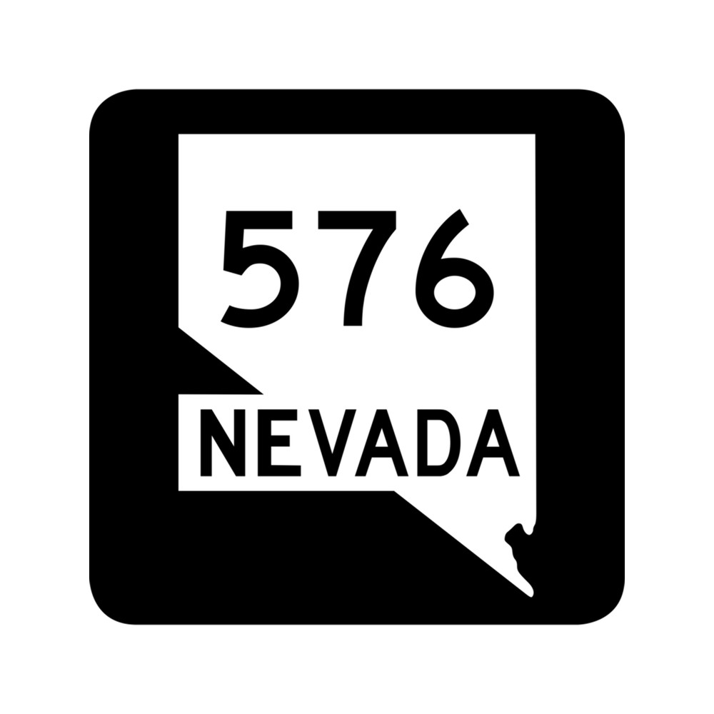 Nevada State Route SR 576 United States Highway Shield Sign .png