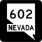 Nevada State Route SR 602 United States Highway Shield Sign .png