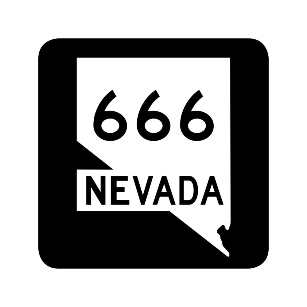 Nevada State Route SR 666 United States Highway Shield Sign .png