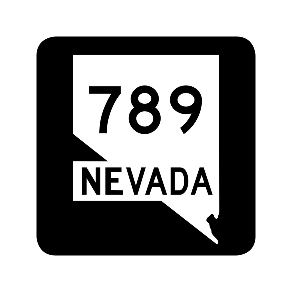 Nevada State Route SR 789 United States Highway Shield Sign .png