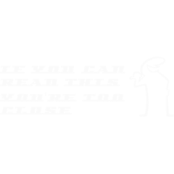 la linea if you can read this youre too close