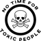 no time for toxic people ,funny skull toxic, best .png