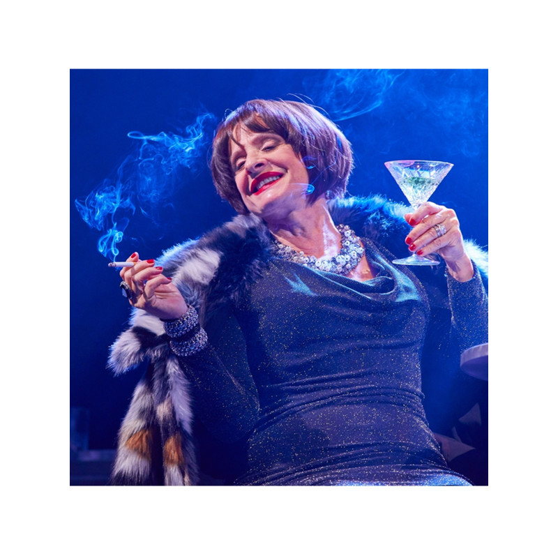 Patti Lupone As Joanne In Company Throw Pillow .png