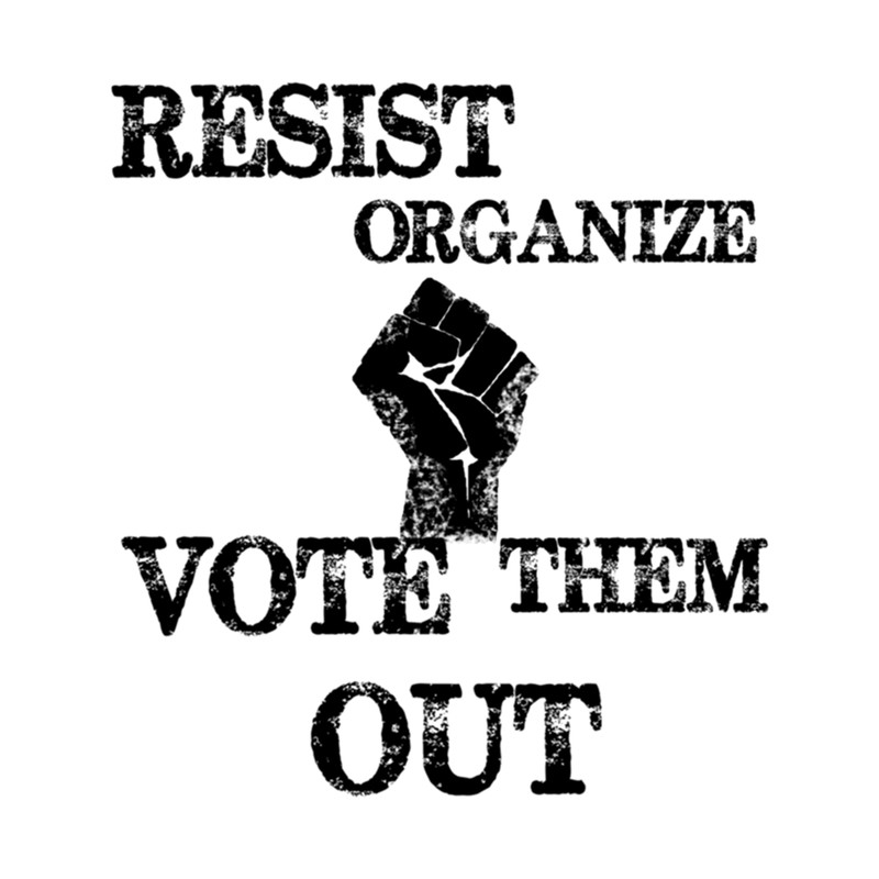Vintage Vote Them Out Resist Resistance Blue Wave 2018 Midterm Political Gear .png