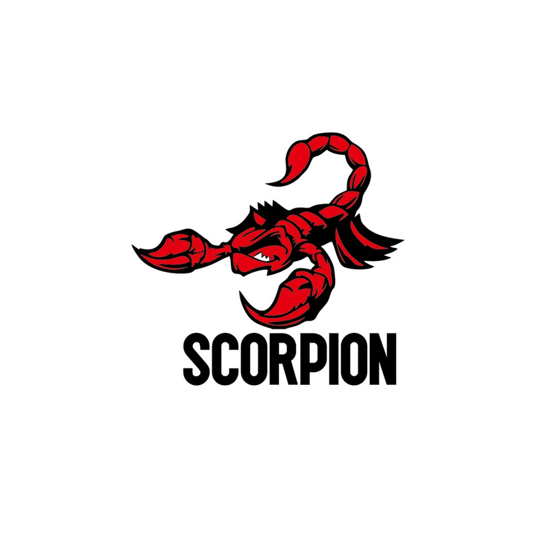 scorpion red Chiffon Top.png