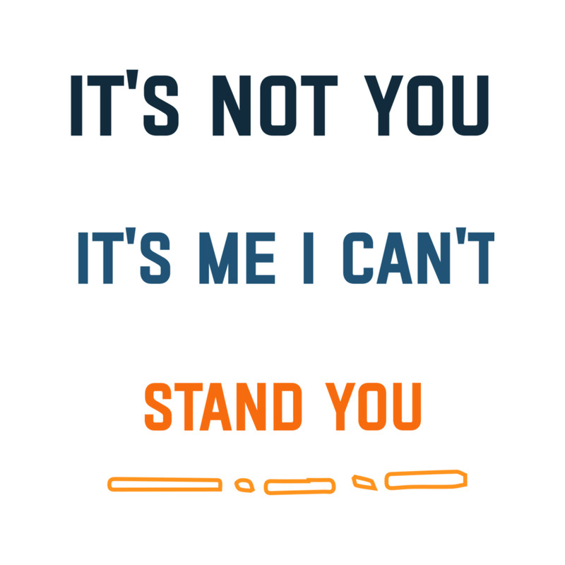 It's Not You It's Me I Can't Stand You, .png