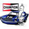 The Champion _quot_Spark Plug Man_quot_ Posing Next to A Racing Muscle Car from 1980.png