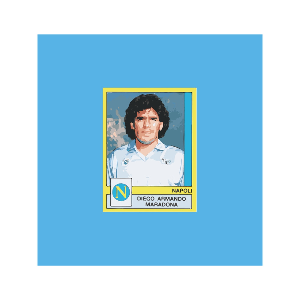 Maradona pictures card Chiffon Top.png