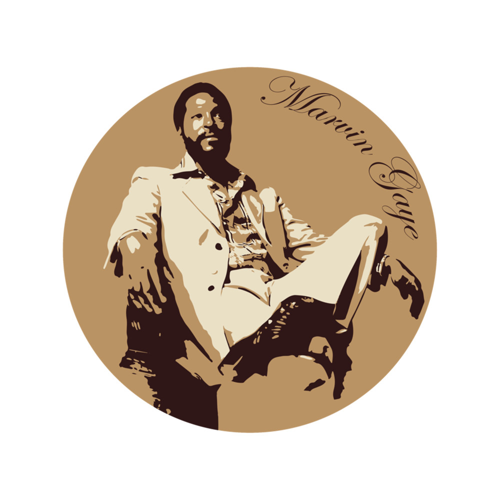 marvin gaye illustration and art , singer-songwriter marvin gaye .png