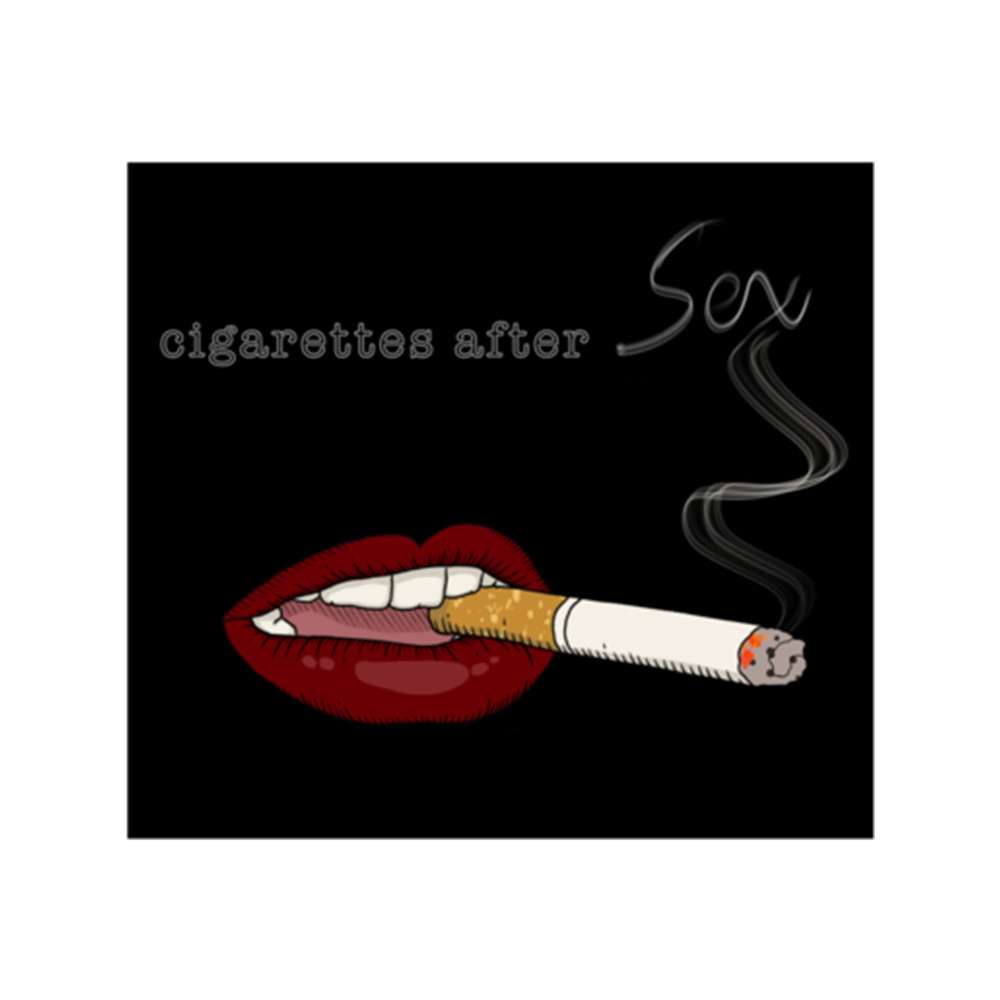 Cigarettes After Sex logo fan art black  .png