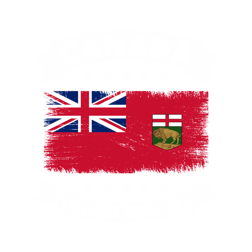 Canada Friendly Manitoba Flag - Vintage .png