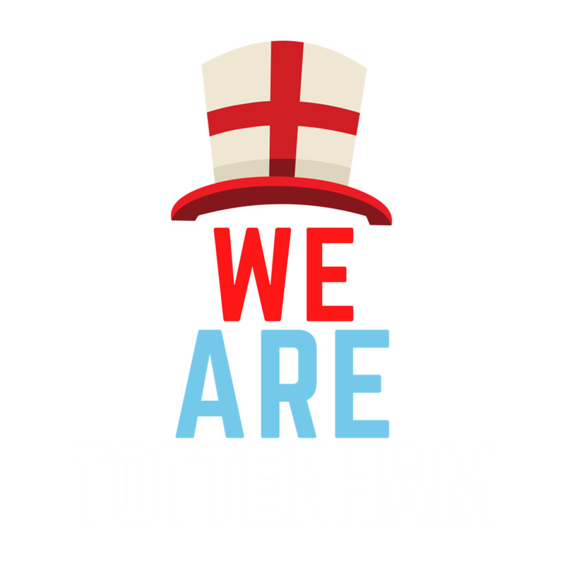 We Are Tottenham England Flag Sport .png