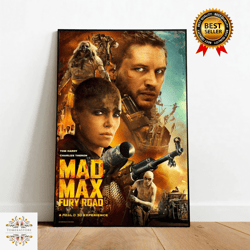 mad max fury road canvas, canvas wall art, rolled canvas print, canvas wall print, movie canvas