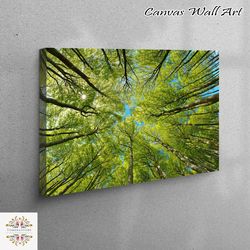 tree printed, tree branch landscape poster, view art canvas, boho wall decor printed, tree view canvas decor, bridesmaid