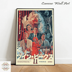twin peaks poster, canvas wall art, rolled canvas print, canvas wall print, tv show poster.jpg