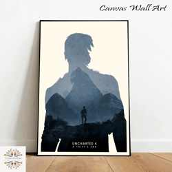 uncharted game poster, canvas wall art, rolled canvas print, canvas wall print, game poster-1.jpg