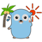 golang gopher vacation .png