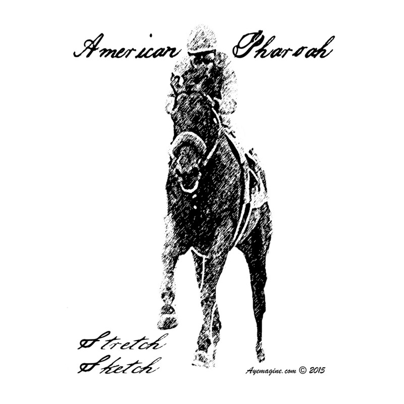 American Pharoah Stretch Sketch .png
